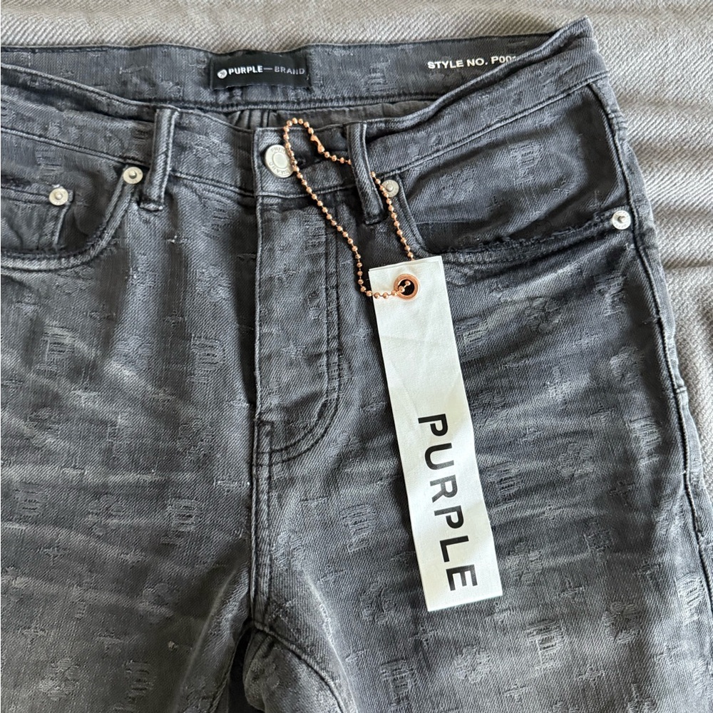 Purple brand Men's Gray skinny Jeans